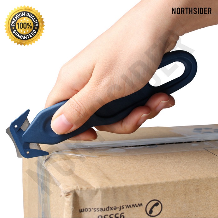 

Berkualitas Pisau Cutter Pemotong Bubble Wrap - Buka Paket - Kardus Safety Knife Terbatas