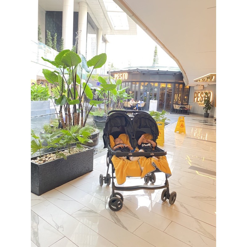 stroller kembar stroller twins joie aire twin (preloved)
