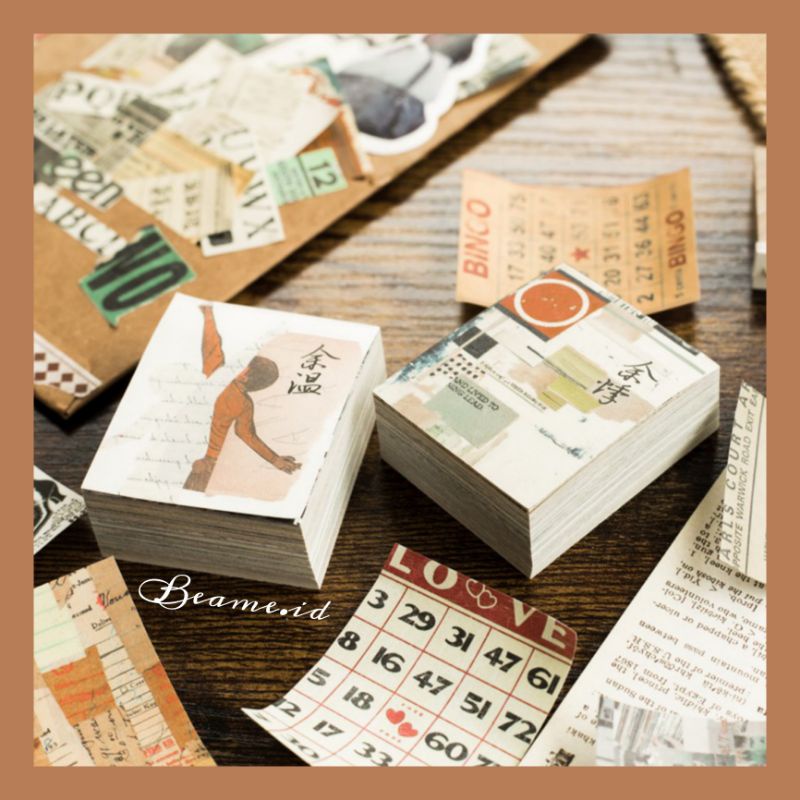 

[Sharing] 165 PCS Retro Card Memo untuk Decor/Bujo/Journal