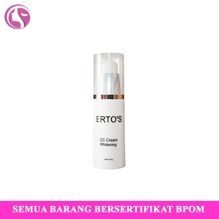 SS239 CREAM ERTOS Original ERTOS CC Cream Whitening Intensive Pemutih Kulit Wanita Pembersih Kulit