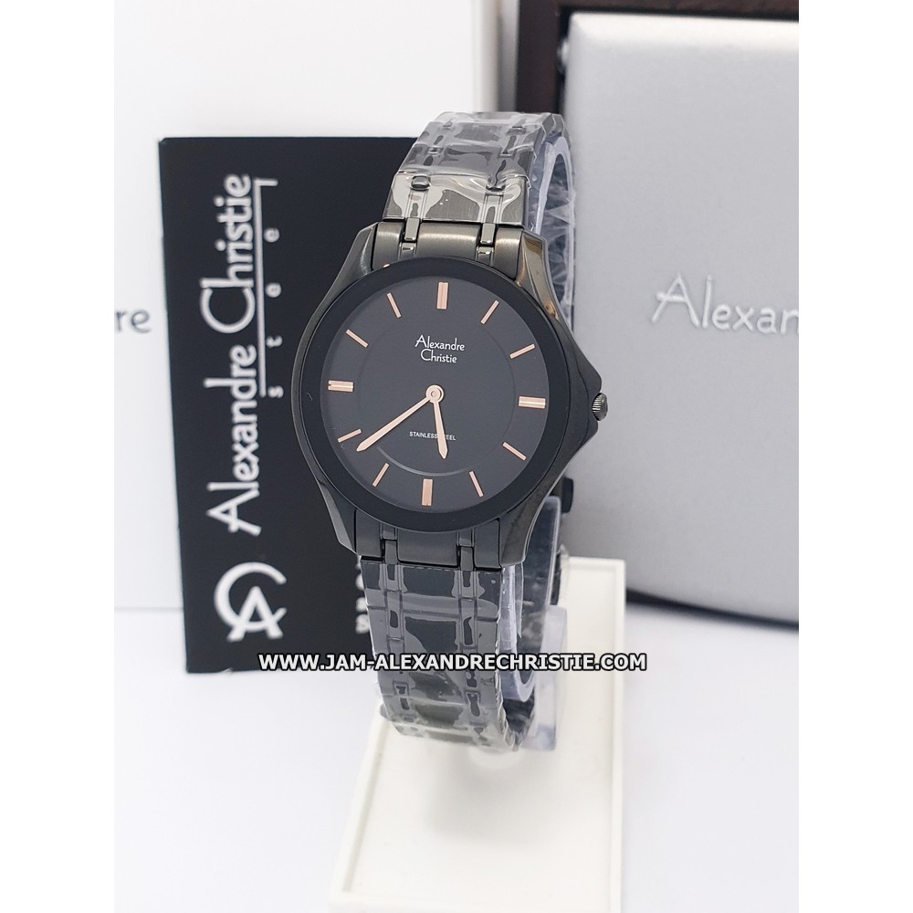 Jam Tangan Wanita Alexandre Christie Original AC 8605 LH FBL