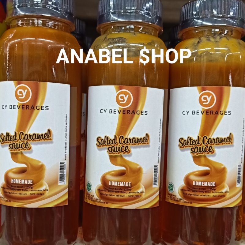 

CY Beverages Salted Caramel Sauce Saus Karamel 350gr