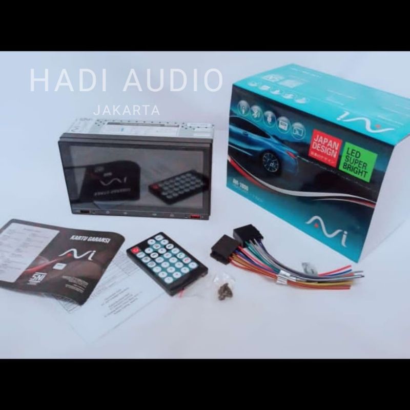 ✨HADI AUDIO✨Head Unit double din deckless avi-1800DSA MKII