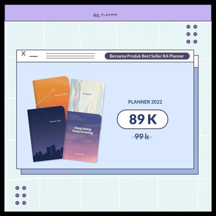 

PROMO BUKU AGENDA RA PLANNER BOOK 2021 PROMO