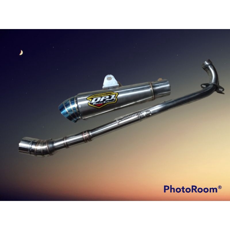 KNALPOT DPJ JIKSAW CORONG BLUE KARISMA ABSOLUT REVO BLADE KARISMA KNALPOT SUPRA SMASH 125 DPJ JIKSAW