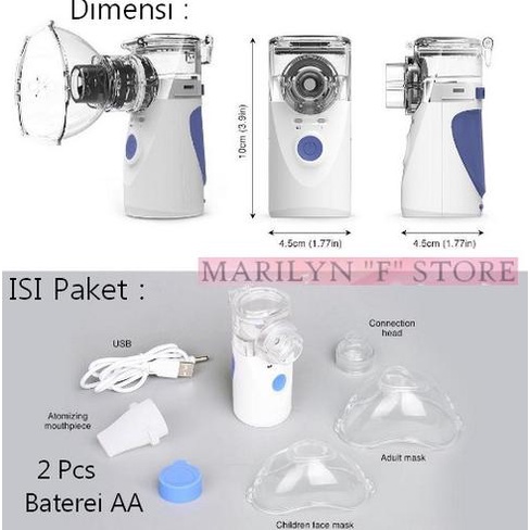 Nebulizer Mesh/Mesin Uap Mini Portable Nebuliser