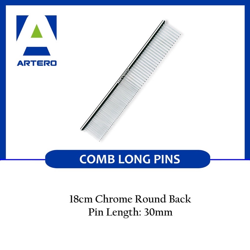 ARTERO DUAL SIDE , COMB LONG PINS. SISIR KUCING &amp; ANJING ANTI STATIC &amp; KARAT