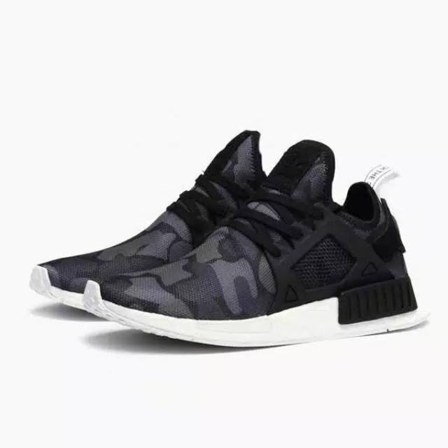 Sneaker ADIDAS NMD XR1 Camo Black Duck High Premium Original Adidas NMD Sepatu Sneaker Sepatu Pria