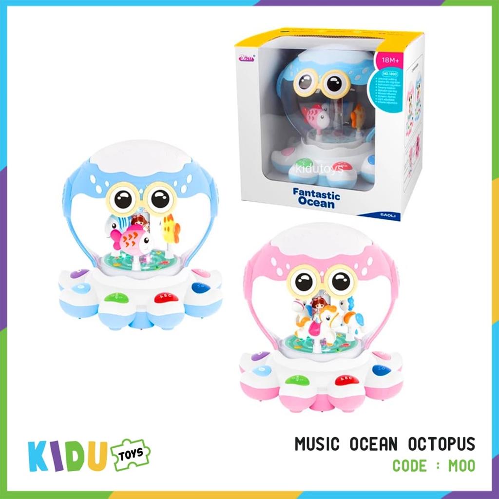 Mainan Anak Musik Octopus Carousel Wonderland / Music Ocean Octopus Kidu Toys