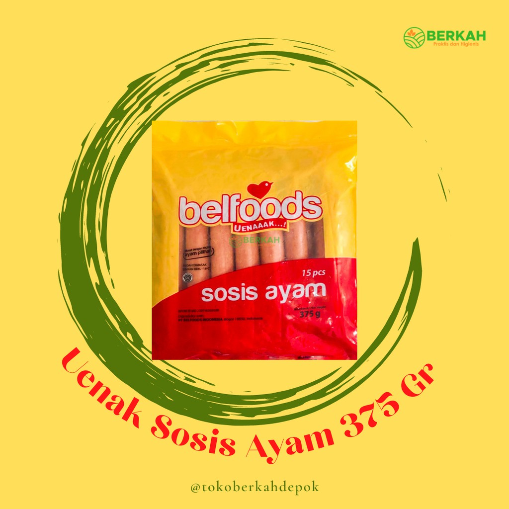 

Belfoods Uenak Sosis Ayam 375 Gr