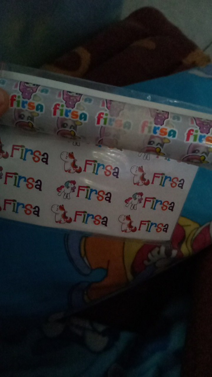 Stiker Baju Iron-on Cukup Disetrika - Akstiker Akastiker