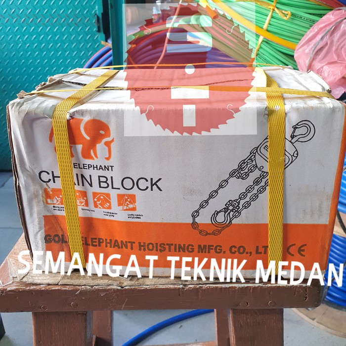 CHAIN BLOCK TAKEL KATROL HOIST 1TON 1 TON 3 METER 3 M ELEPHANT GAJAH