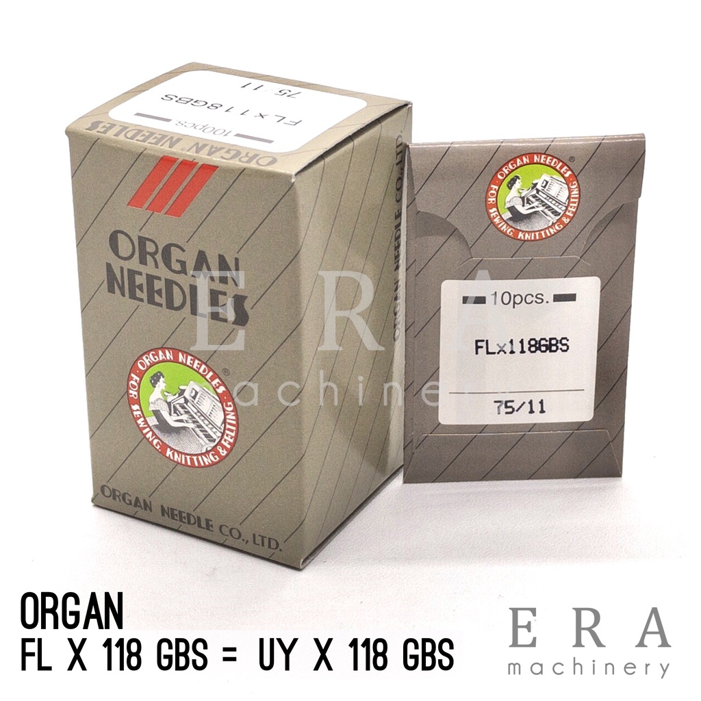 Terangshop17 Jarum Jahit Flx118Gbs Uyx118Gbs Organ Needles Japan Oderampo Flatseam Jepang Fl Uy X