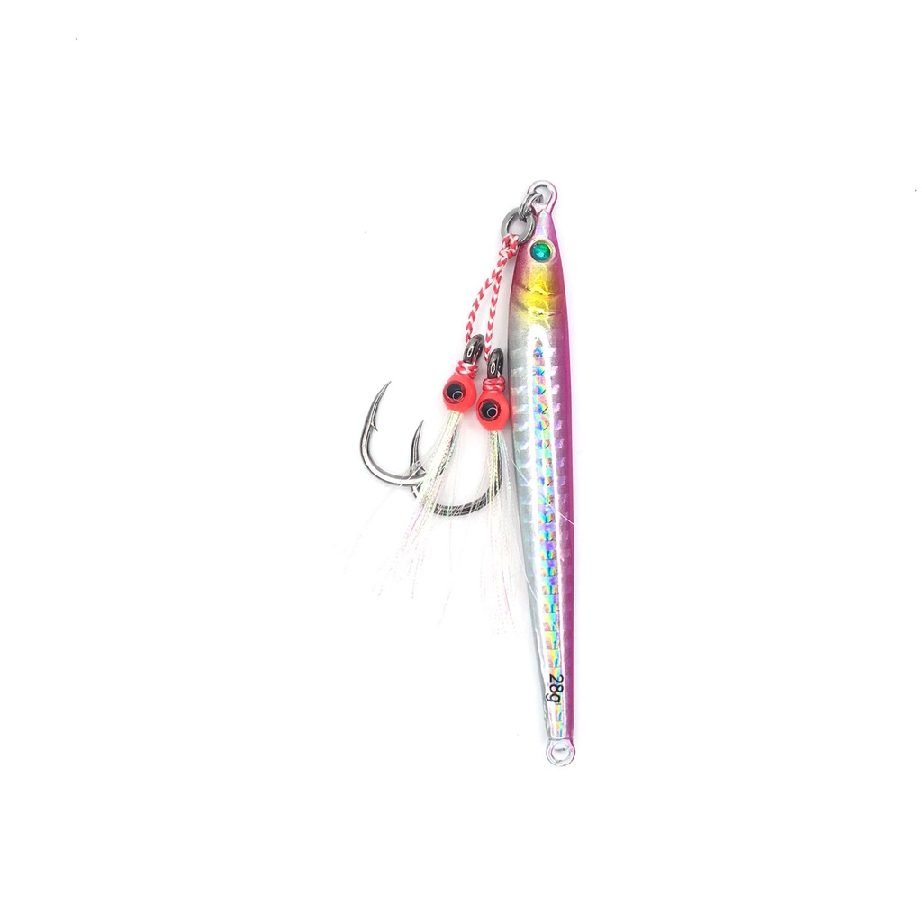 Lure Umpan MicroJig Metal Jig Stick 28gr + Assist Double Hook 1/0 GID