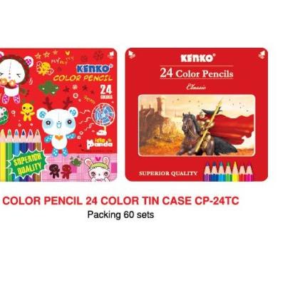 

NJ04 Pensil 24 Warna Kenko Kaleng Tin Case 【mäkässì,,】