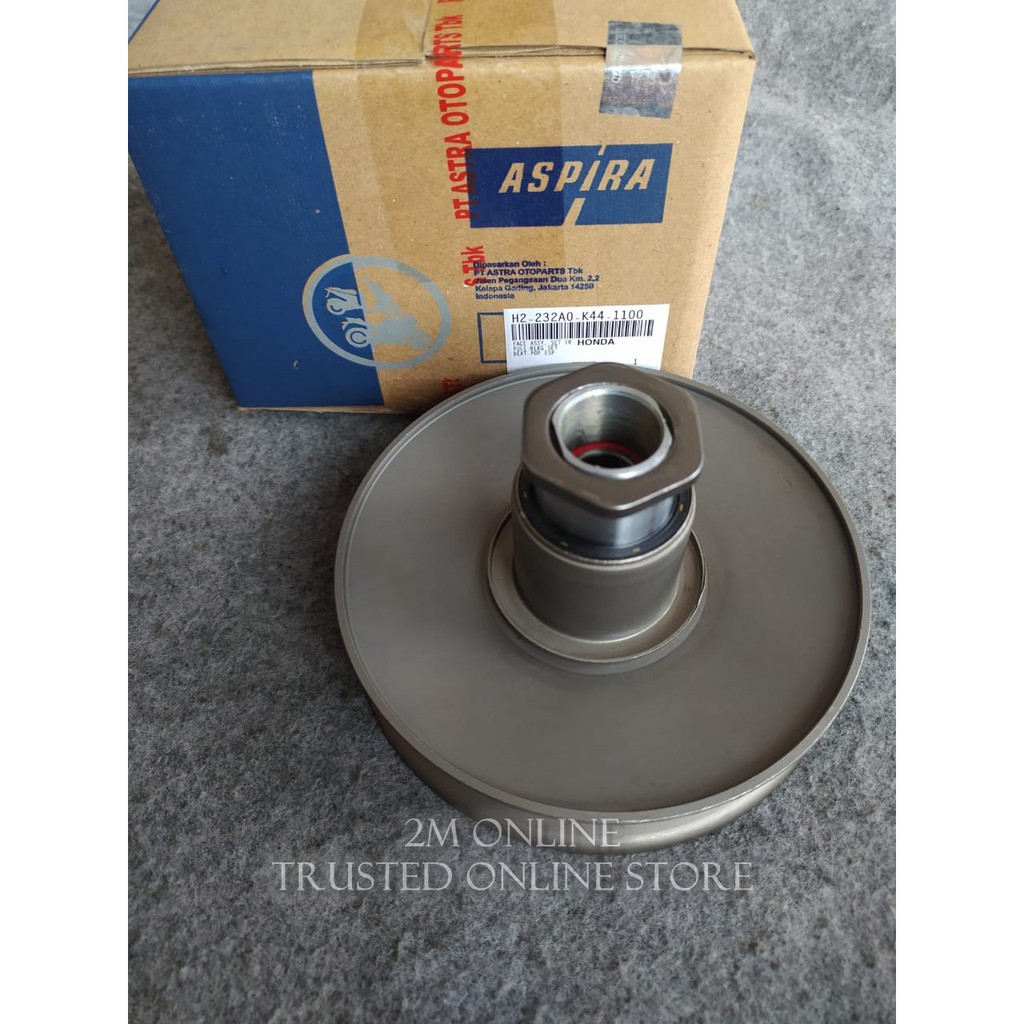 Mdr FACE SET PULLY BELAKANG ASSY BEAT POP MERK ASPIRA H2-232A0-K44-1100