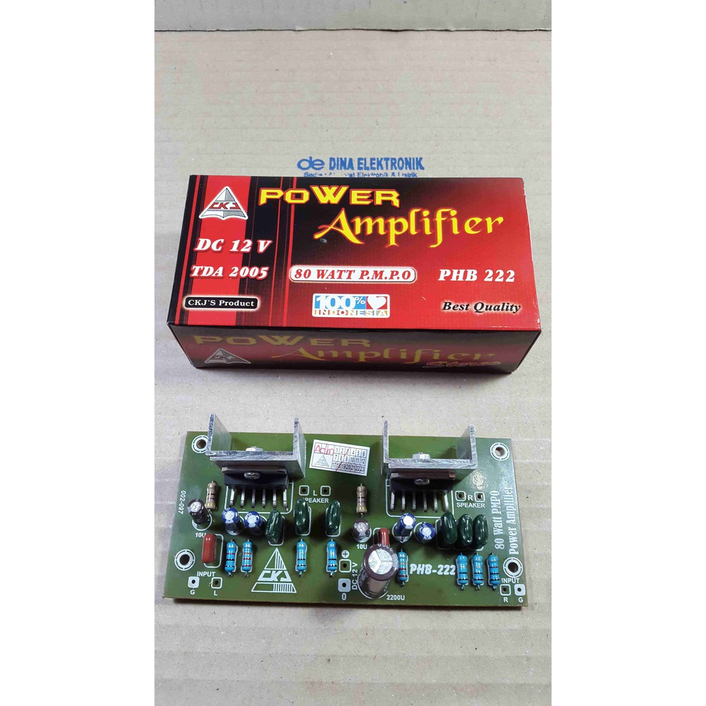 Jual KIT POWER AMPLIFIER 80 WATT STEREO DC 12 VOLT Indonesia|Shopee ...