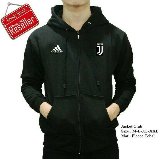 Jaket hoodie juventus