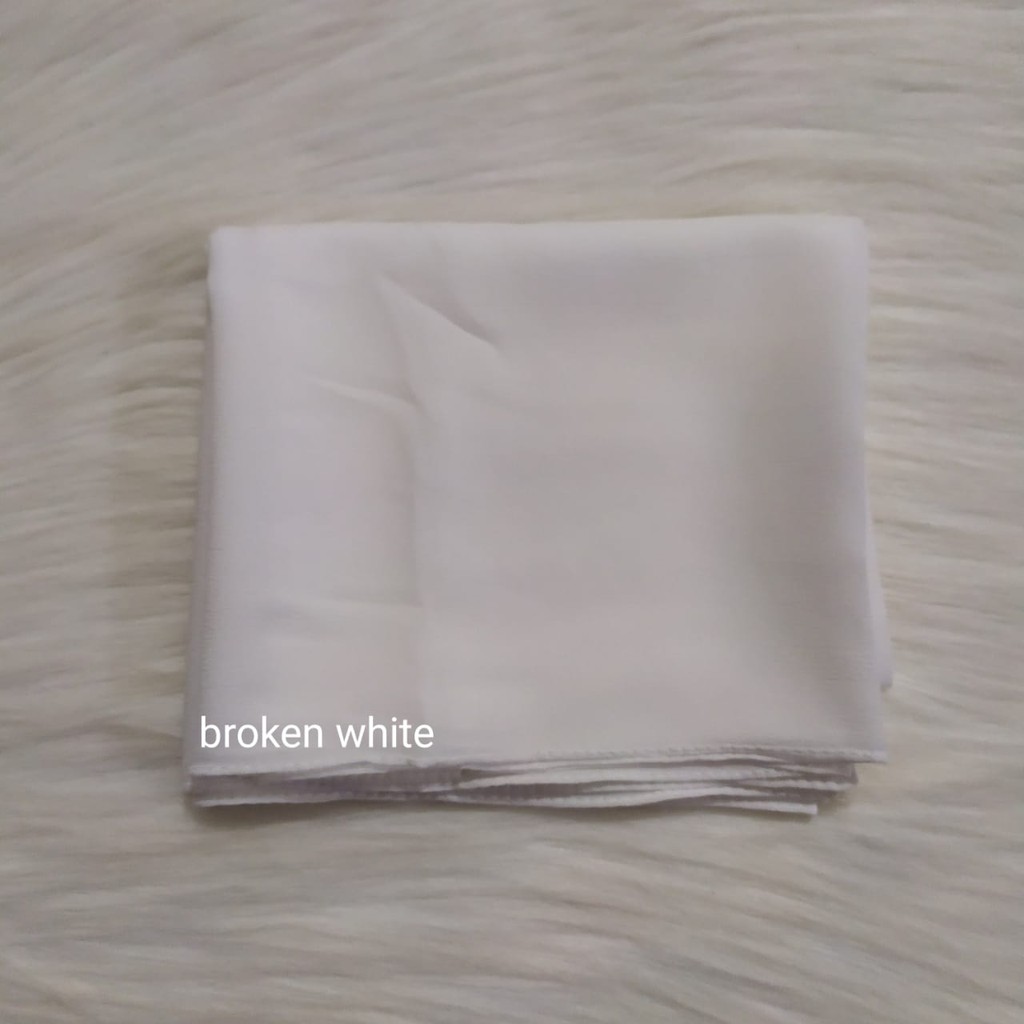 Bisa Cod Pasmina diamond 170x70cm / pashmina sabyan /pashmina diamond premium-Broken White