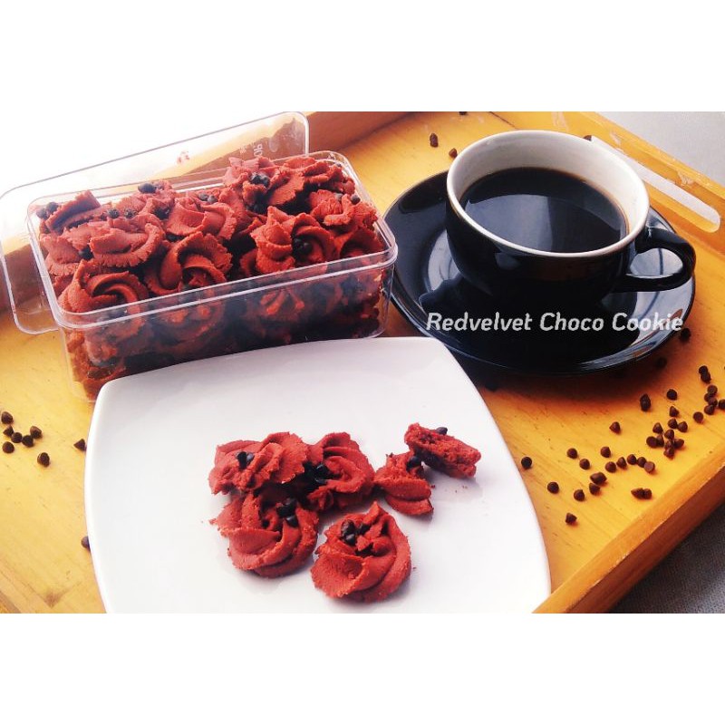 

kue kering redvelvet choco premium