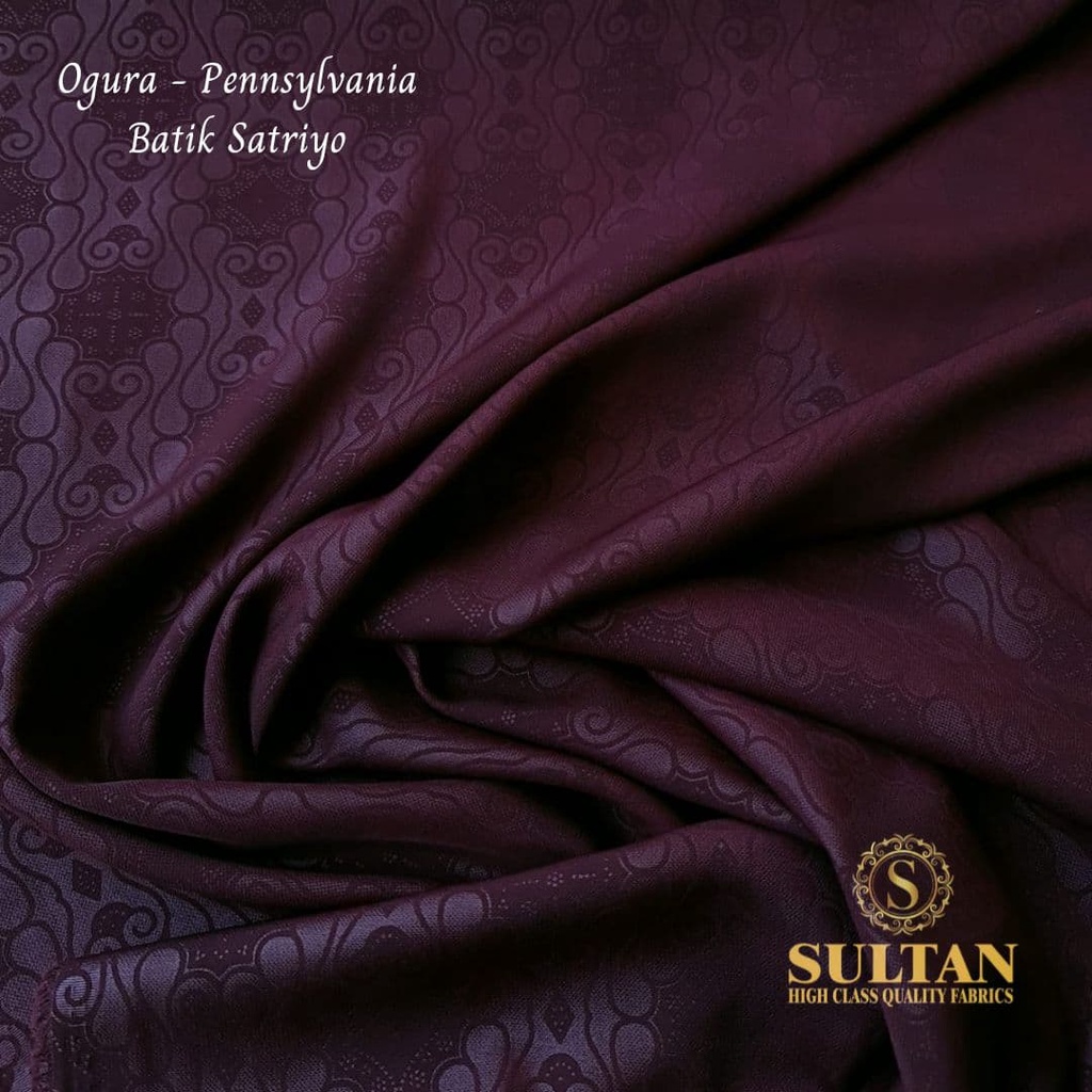 Kain Abaya Sultan Ogura Emboss BATIK SATRIYO