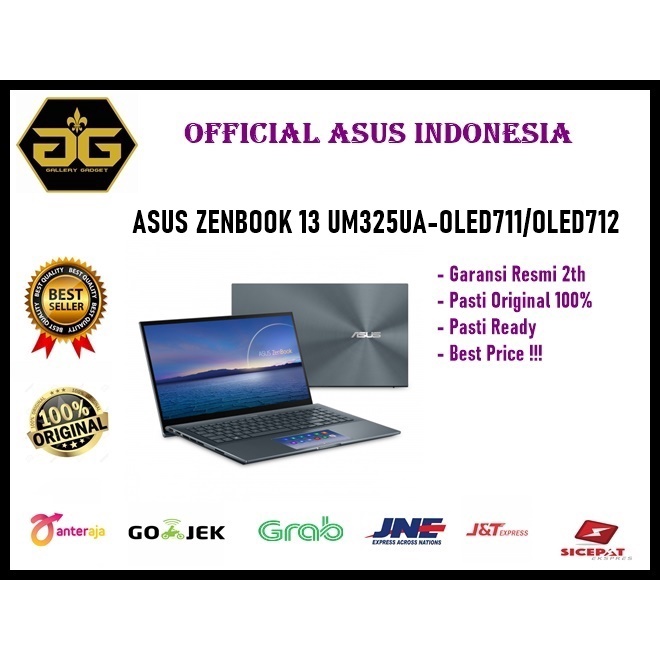 ASUS ZENBOOK 13 UM325UA-OLED711/OLED712 RYZEN 7-5700U 16GB 1TB W10+OHS