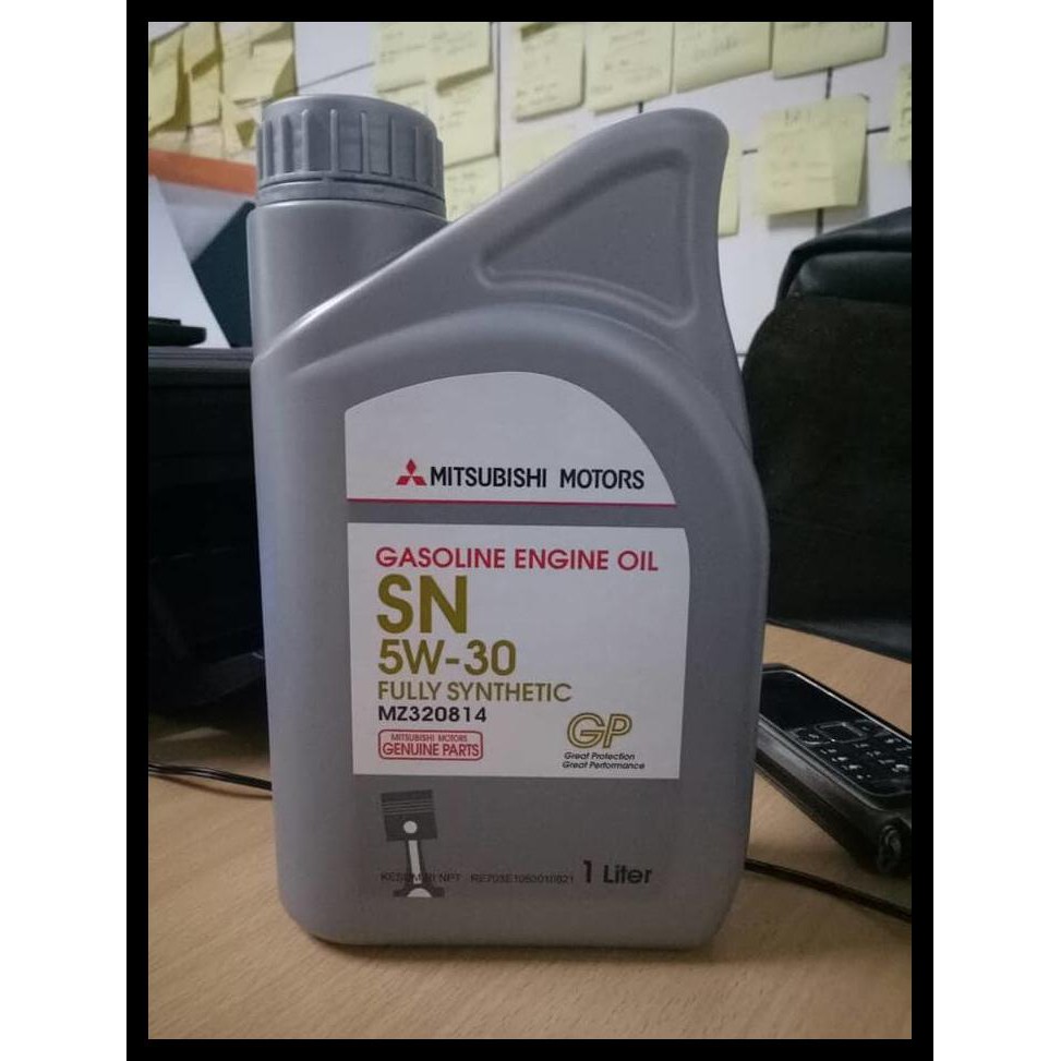 Promo Oli Mitsubishi Sae 5W30 Api Sn Full Sintetik Bensin Dan Diesel Literan Best Seller 