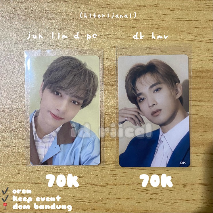 hitorijanai dk hmv jun pc lim d photocard pc seventeen svt