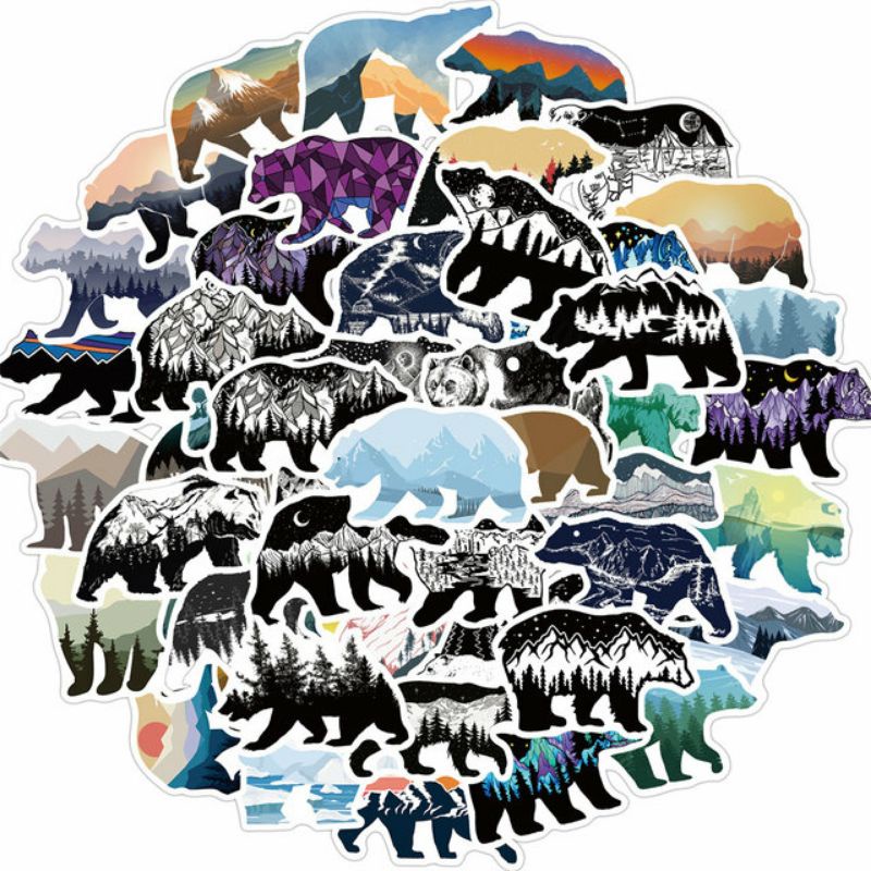 

Stiker Pack Bears Style 260099- Stiker Aesthetic Keren Imut Laptop, Aksesoris Hp, Anti Air, Motif, Helm, Tumbler, Koper, Kulkas