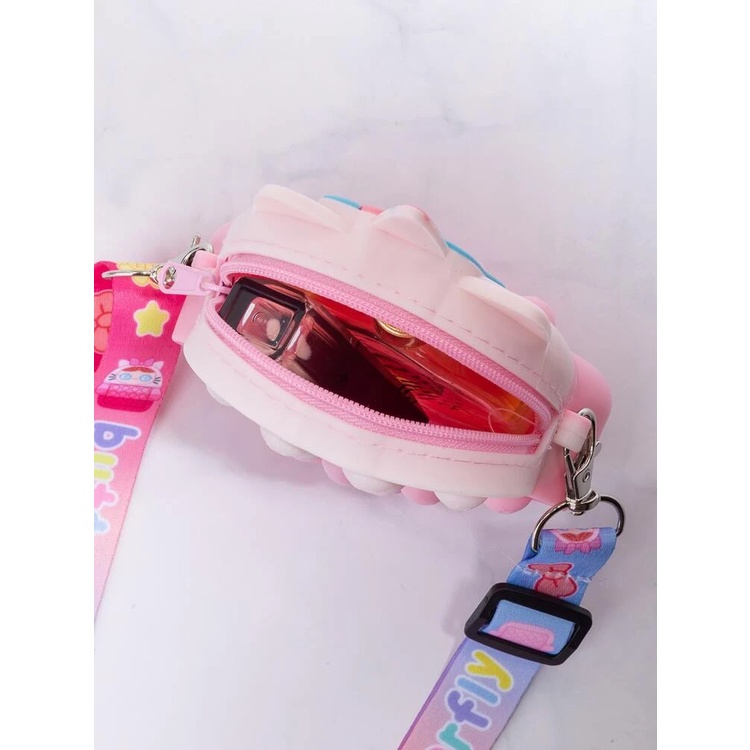 TAS ANAK POP IT JELLY / TAS POP IT ANAK SELEMPANG UNICORN / TAS POP IT ANAK TERMURAH - P-037