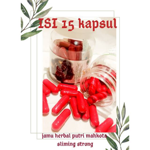 pelangsing / sliming / obat diet / jamu herbal / jamu herbal putri mahkota sliming strong