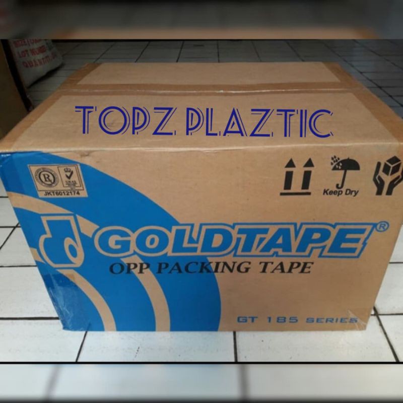 

Lakban Goldtape Core Biru per Dus BENING
