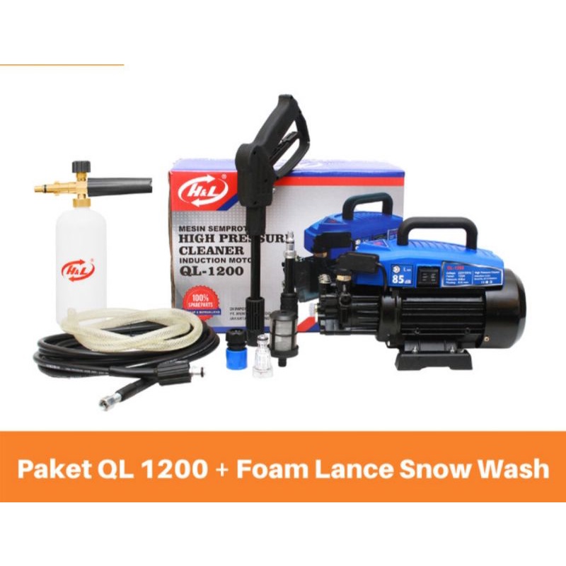 jet cleaner h & l ql 1200 Mesin Cuci Motor Mobil