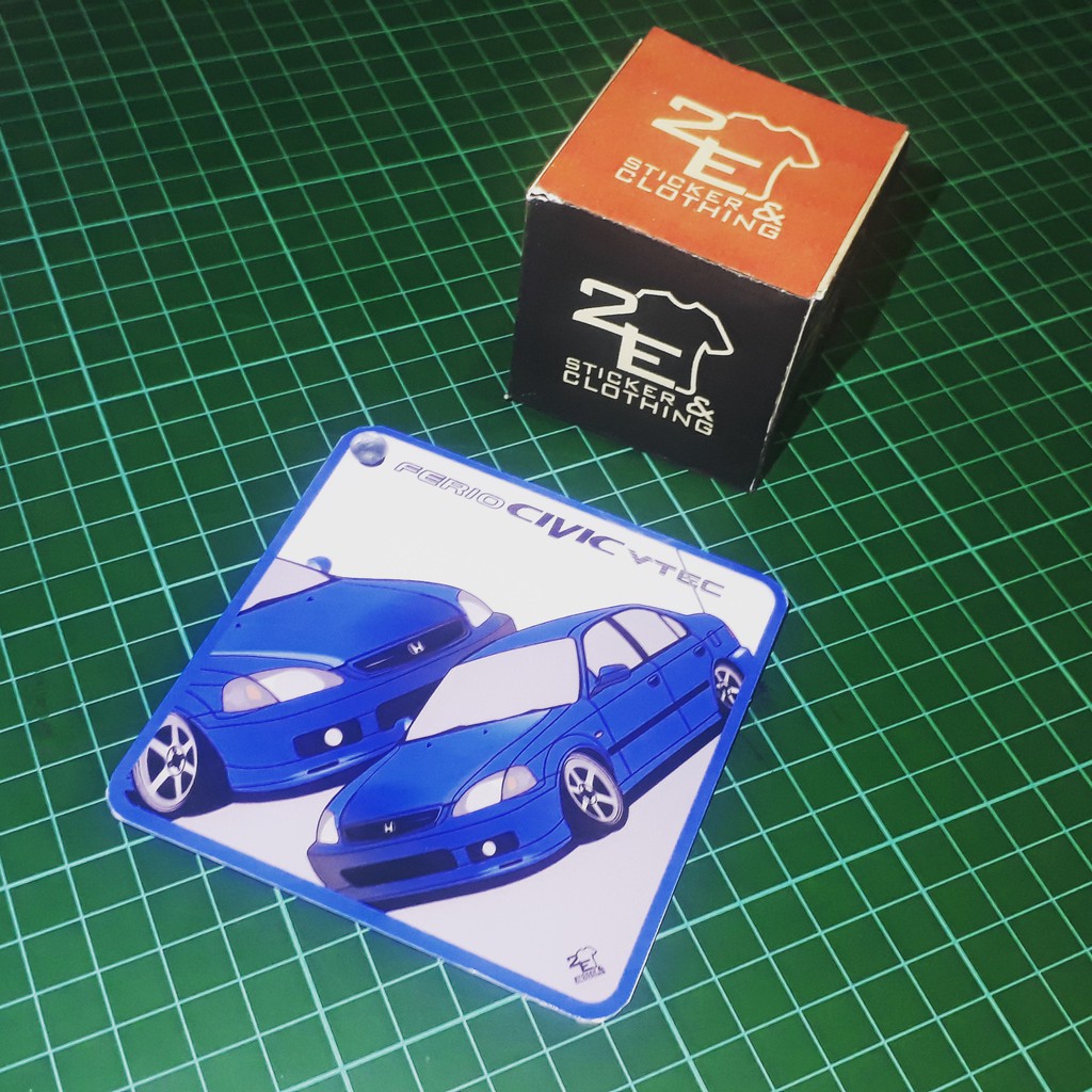 Gantungan Kaca Honda Ferio ( Car Window Sign )