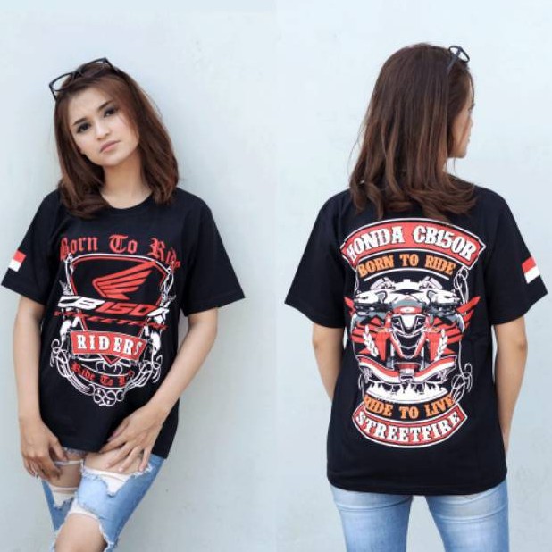 COD Kaos motor cb150r Terlaris kaos honda cb150r baju cb150r baju honda cb150r