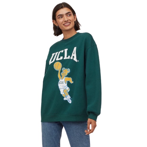 switer pria dewasa terbaru 2021 keren distro Sweatshirt Crewneck UCLA BEAR BASKET BALL