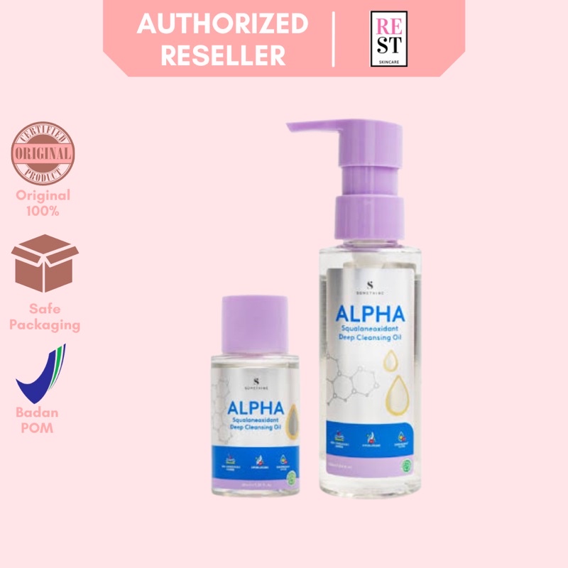 SOMETHINC - Alpha Squalaneoxidant Deep cleansing oil BPOM