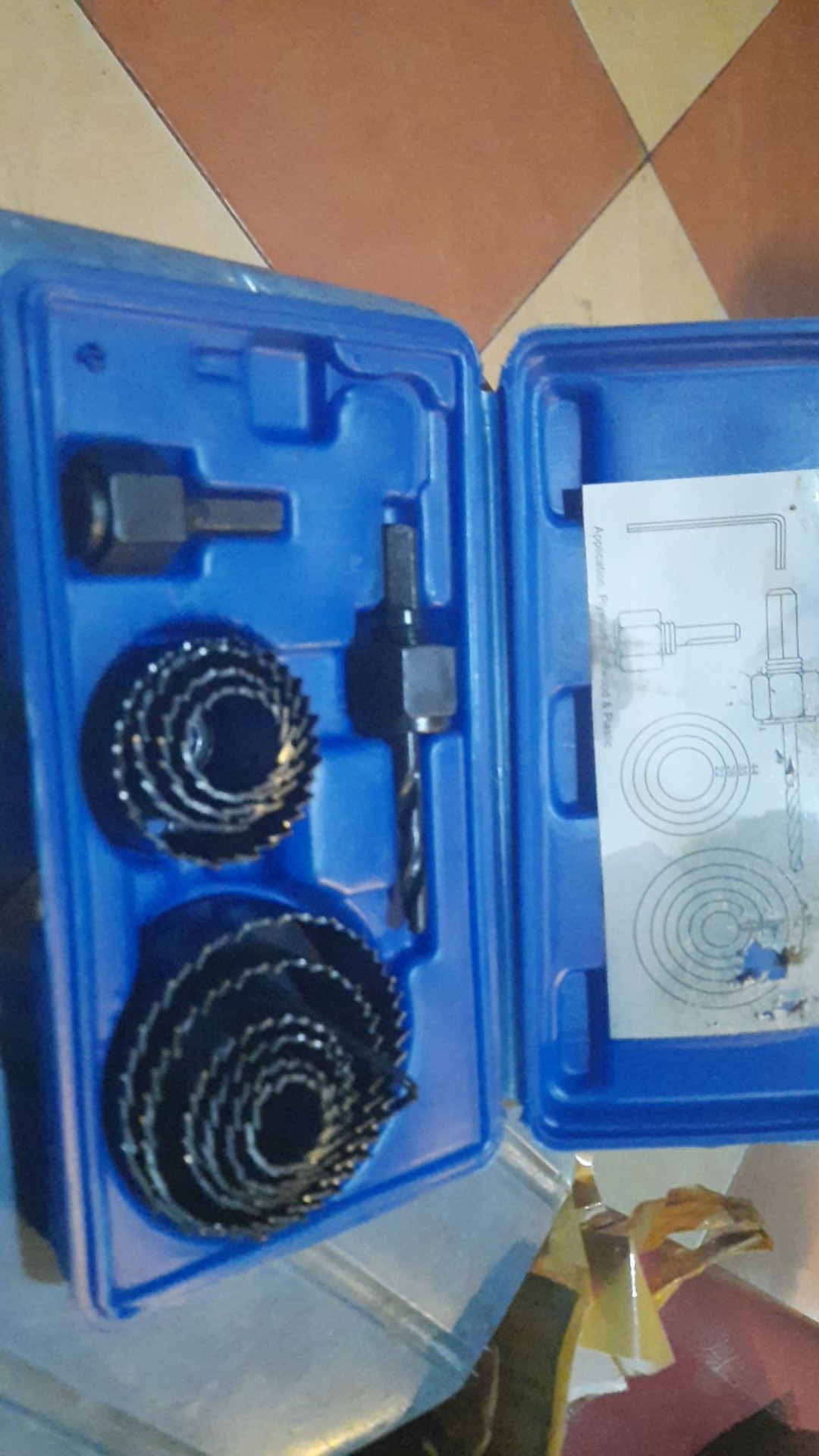 Hole Saw Set Holesaw Mata Bor 13 Pcs Pelubang Pipa Hidroponik