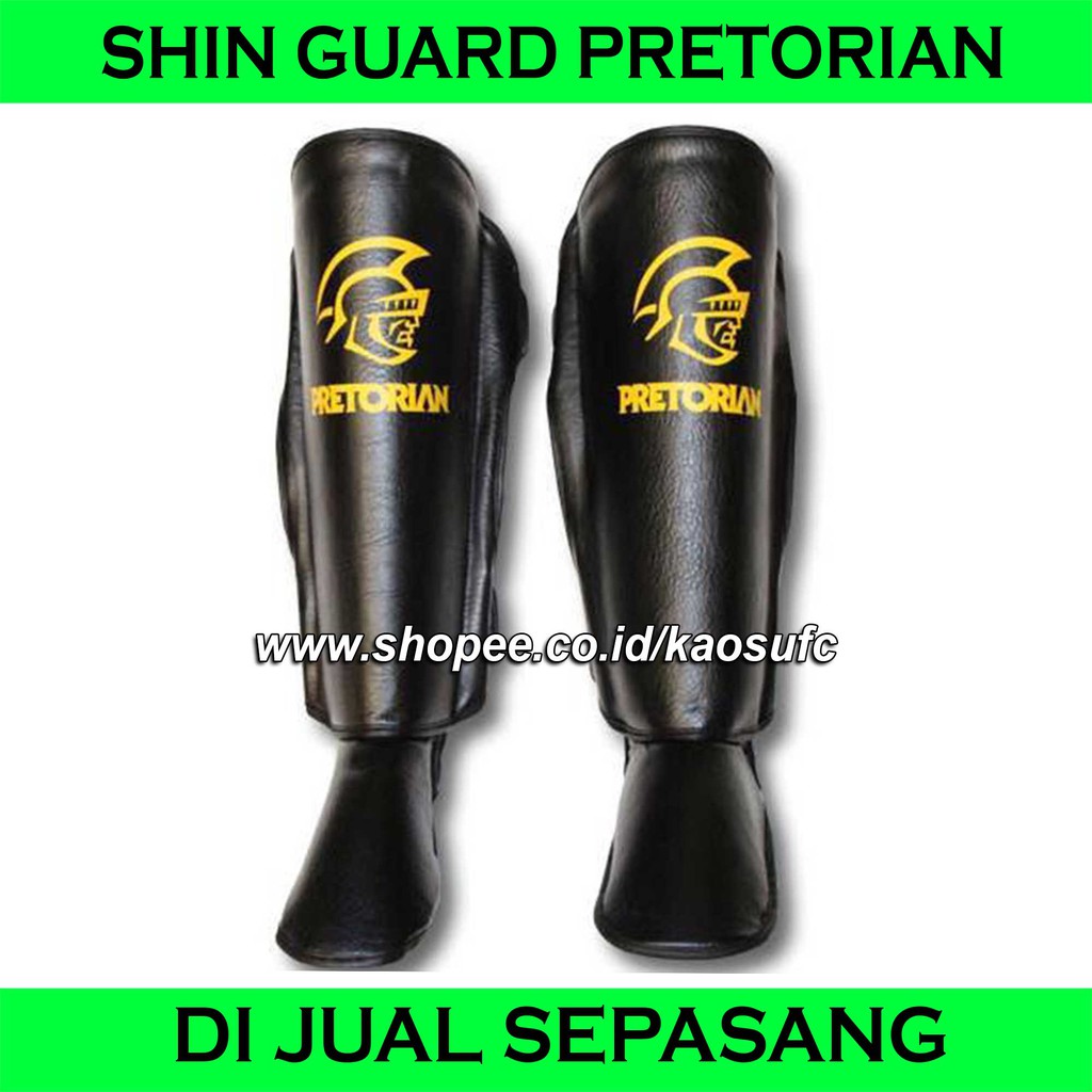 SEPASANG PELINDUNG KAKI MUAY THAI, SHIN GUARD MUAY THAI PRETORIAN,DEKER MUAY THAI ORIGINAL