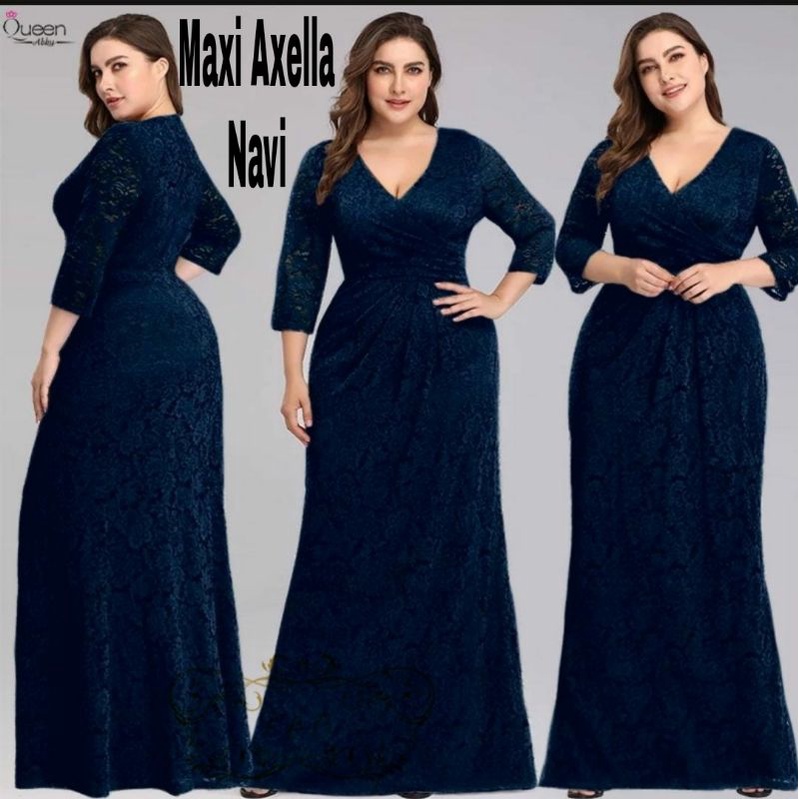 MAXY AXELLA BRUKAT FURING, MAXY DRESS