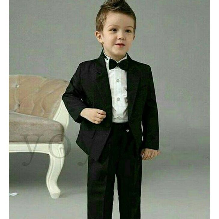5-7 Tahun Setelan Baju Pesta Jas Tuxedo Anak Bayi Laki Laki