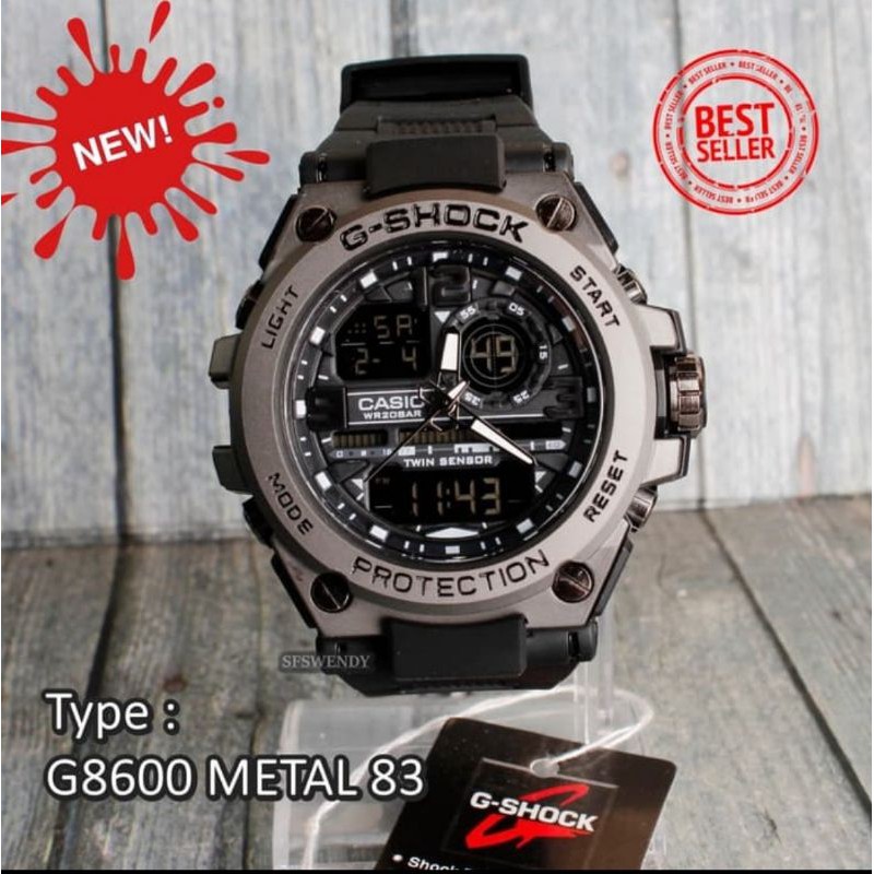 G shock GST-8600 METAL FULL BLACK