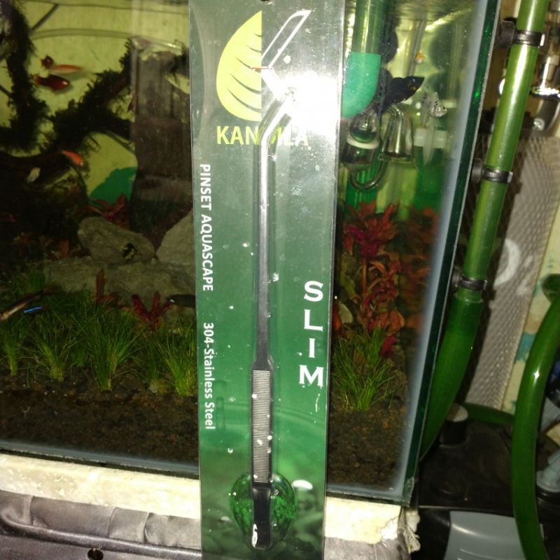 pinset aquascape 25cm pinset bengkok aquascape