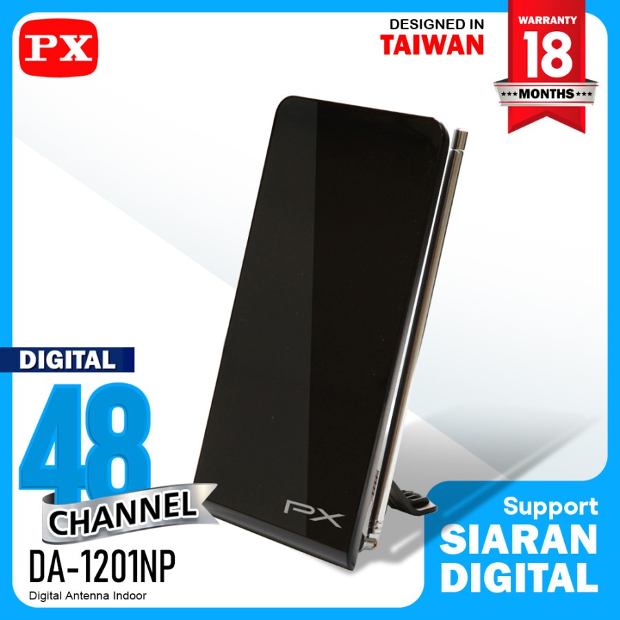 Antena Tv ANTENA TV Digital Set Top Box Indoor PX DA-1201 NP Free Kabel- ORIGINAL