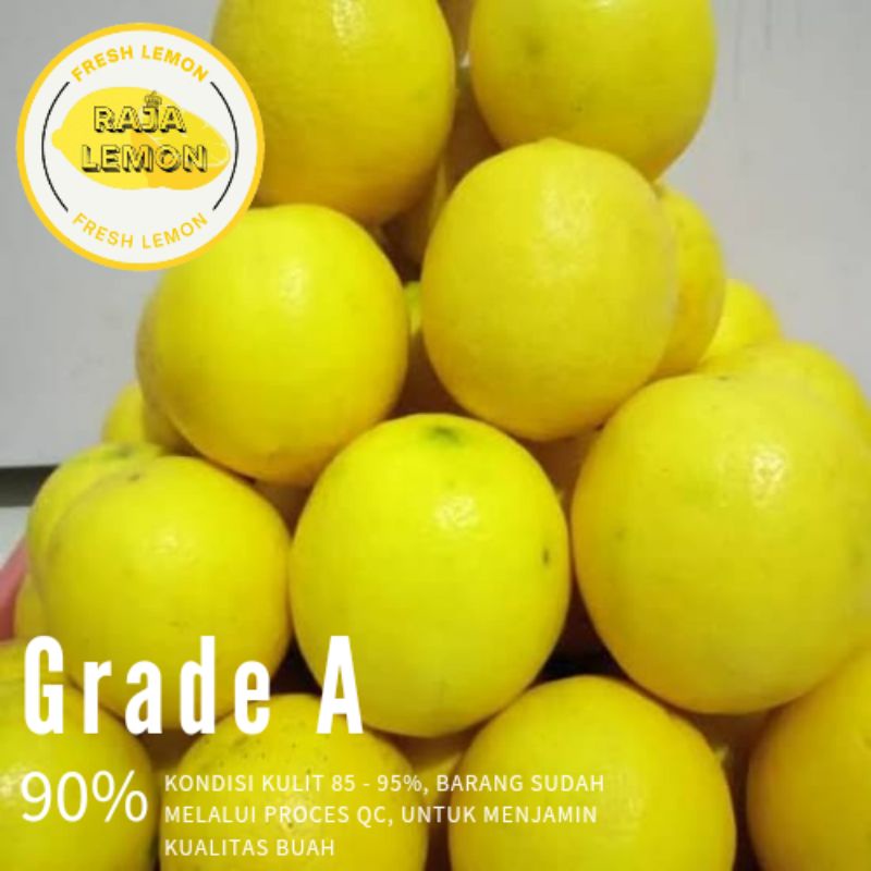 

JERUK LEMON CALIFORNIA SUPER GRADE A UKURAN KECIL 1KG ISI 7-10