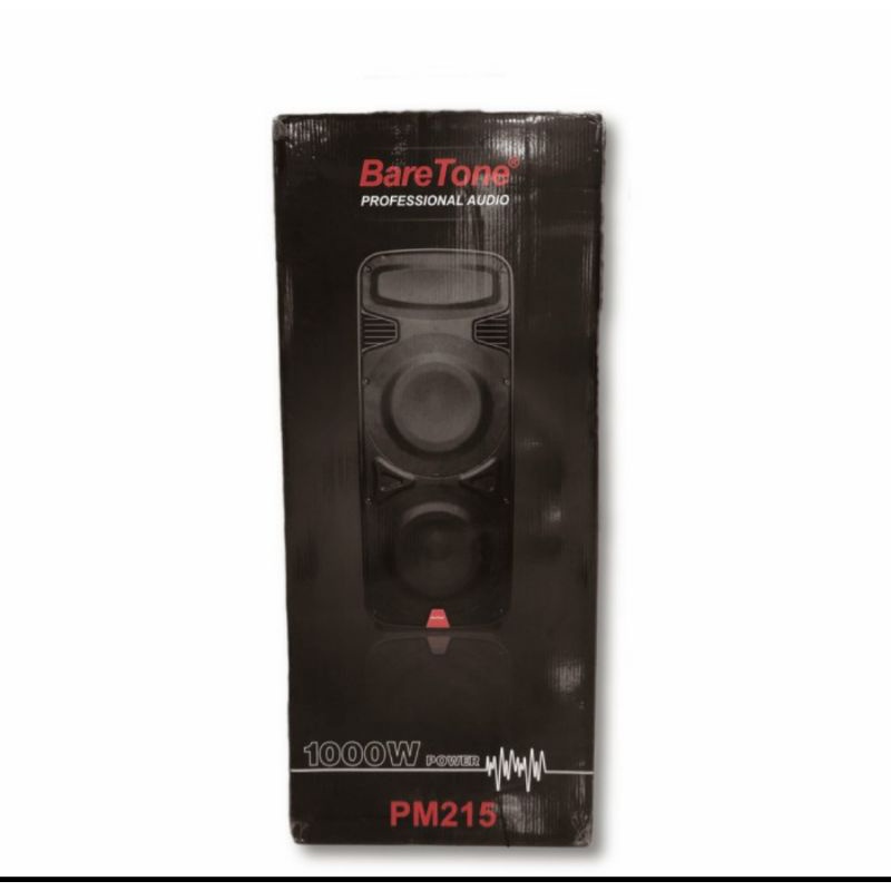 WIRELESS PORTABLE BARETONE DOUBLE 15 IN 1000WATT 2MIC PENGANG