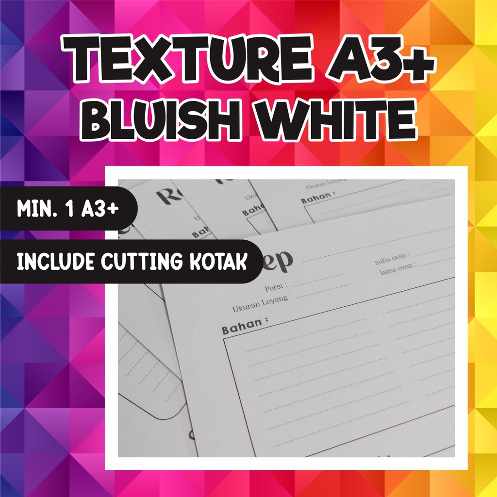 BLUISH WHITE 250GR / KARTON BLUISH WHITE / TEXTURE PAPER