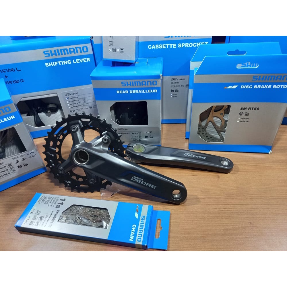 Groupset Shimano Deore M5100 Doube 2 x 11 Speed