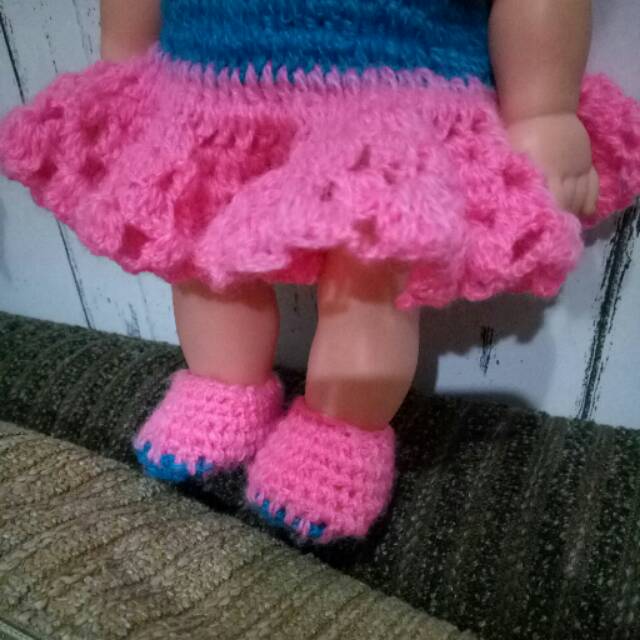 Sepatu rajut mellchan home made