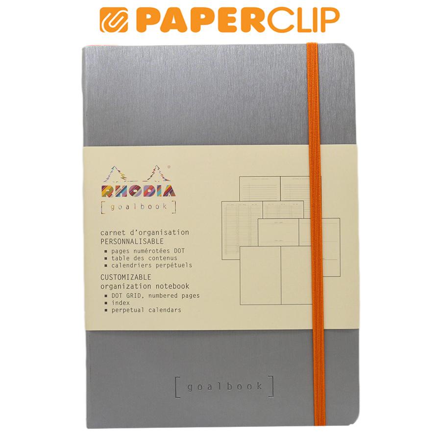 

NOTEBOOK RHODIA GOALBOOK 117741C IVO.A5 SILVER